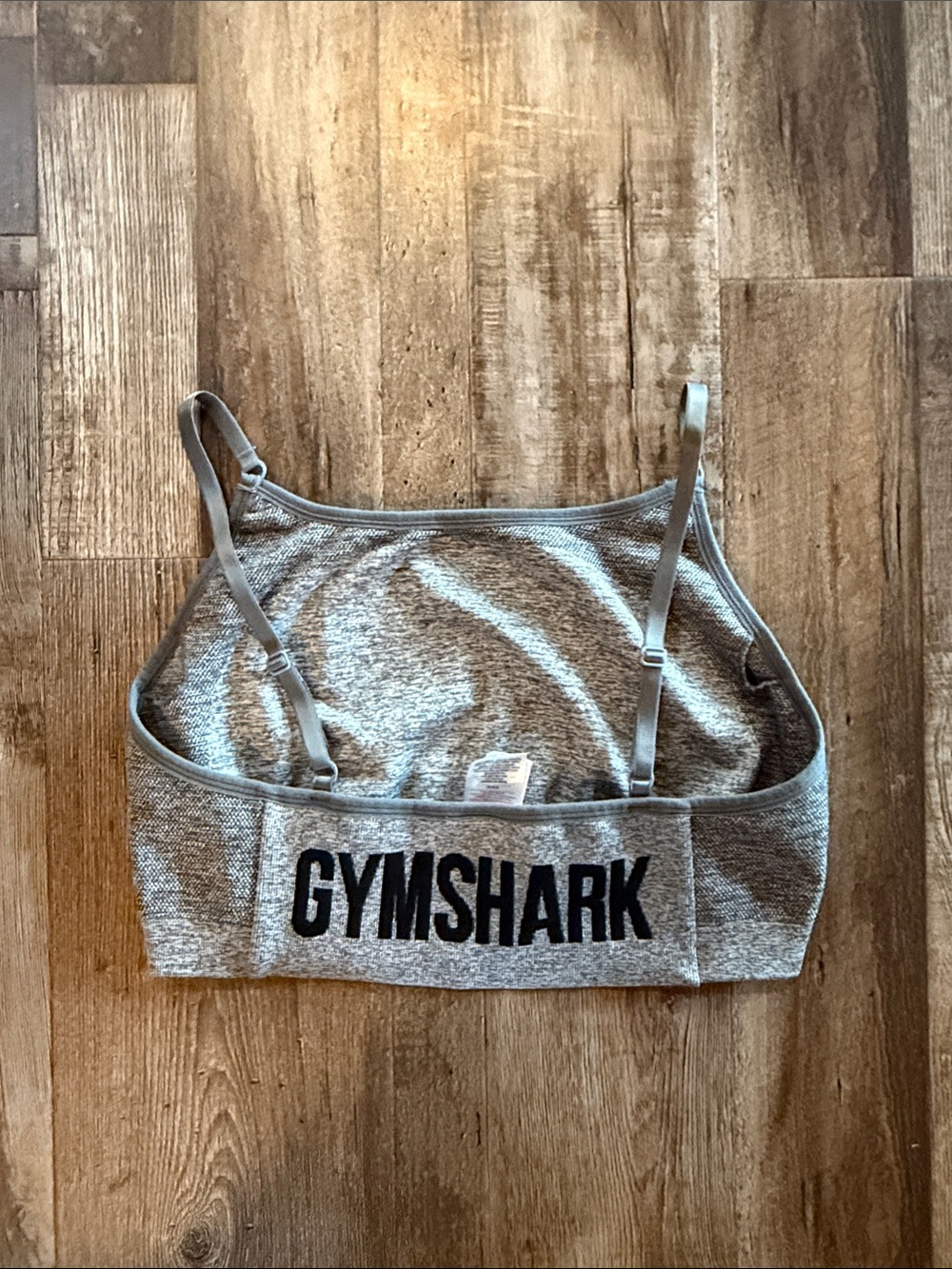 Gymshark Light Gray Seamless Sports Bralette Sz xl
